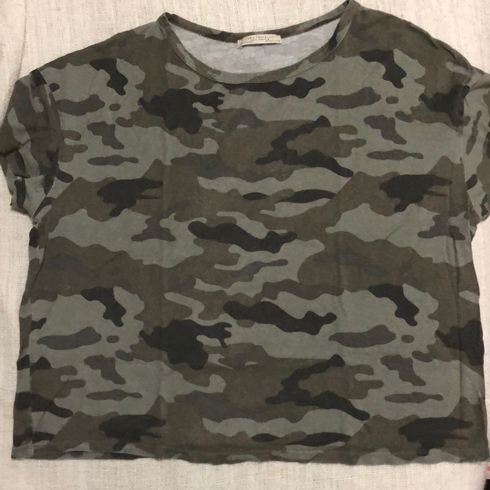 camo print tshirt